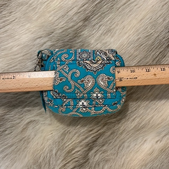 VERA BRADLEY Totally Turq Little Hip Bag Crossbody Belt Bag Brown Medallions - Picture 6 of 14